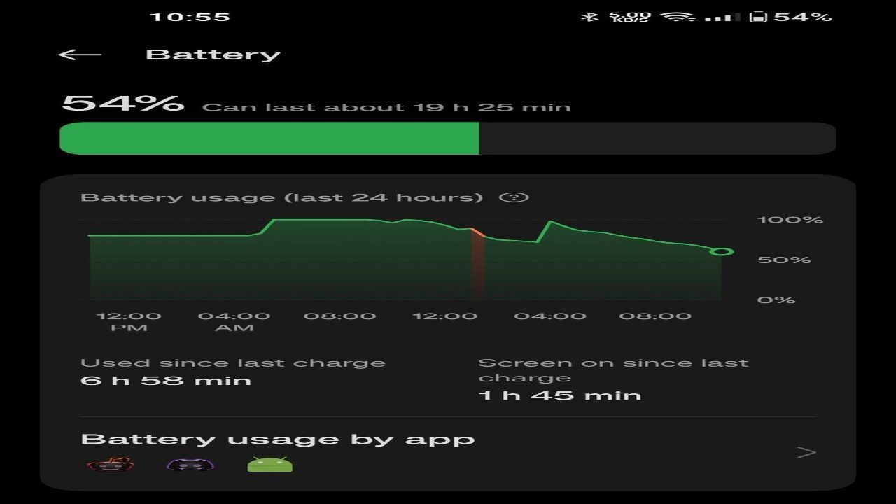 Battery Drain During Use
